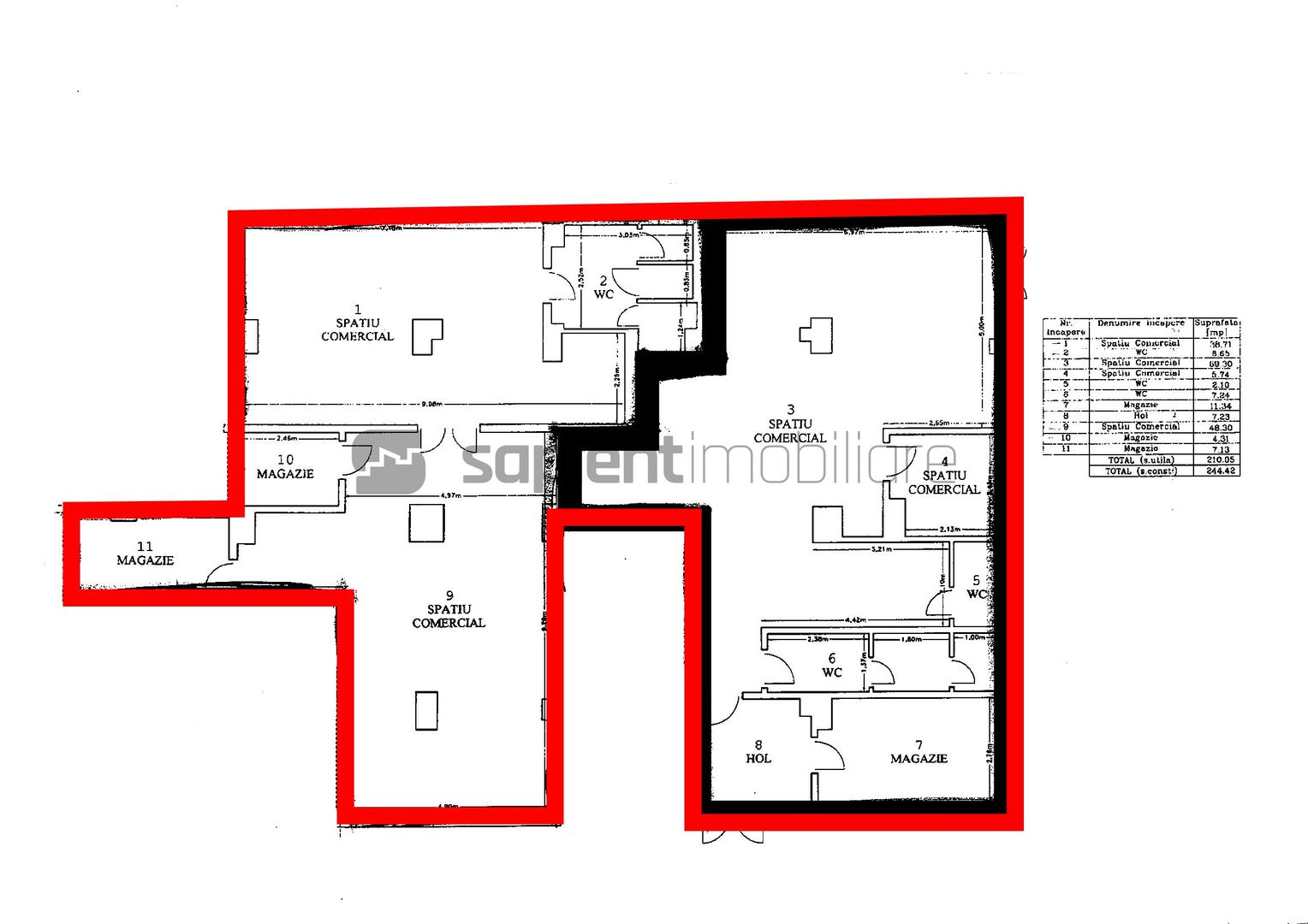 Sapient | Spațiu comercial _ str. Sovata, cart. Rogerius - Schiță 15
