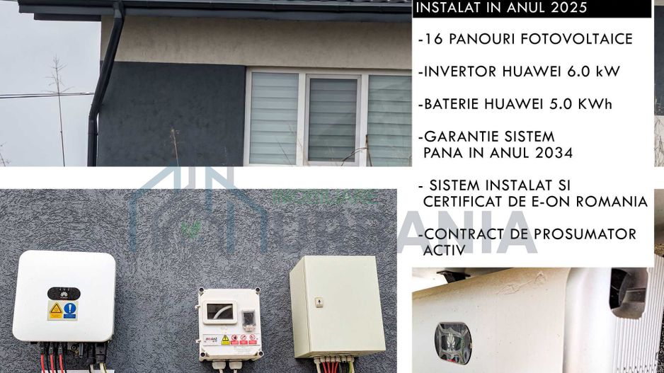 Casă eficientă energetic, tip duplex, cu sistem fotovoltaic, Rediu, Iași – 5 min de Kaufland Păcurari - Poză 4