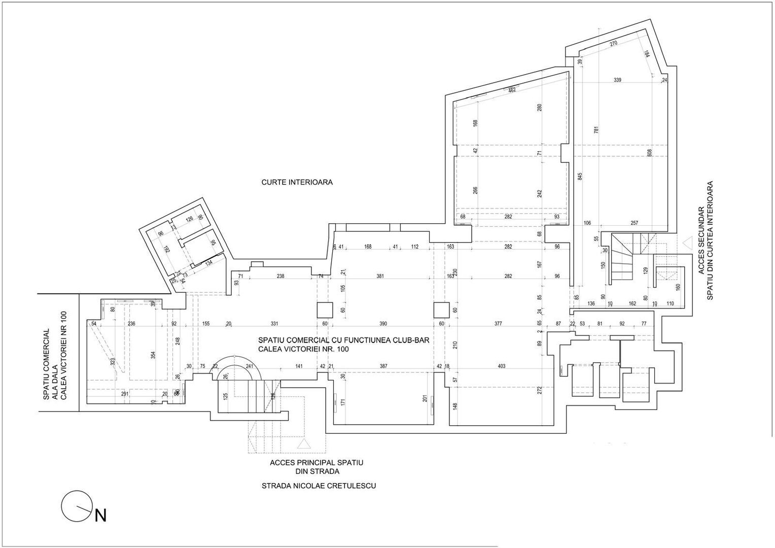 Victoriei 100 Bar | Spațiu HoReCa 169 mp Calea Victoriei - Schiță 24