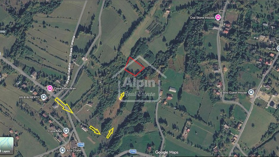Teren de vânzare în Bran, judet Brasov - Poză 3
