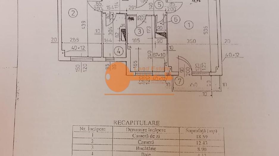 Apartament 2 camere | 4 minute Metrou Tineretului - Schiță 11