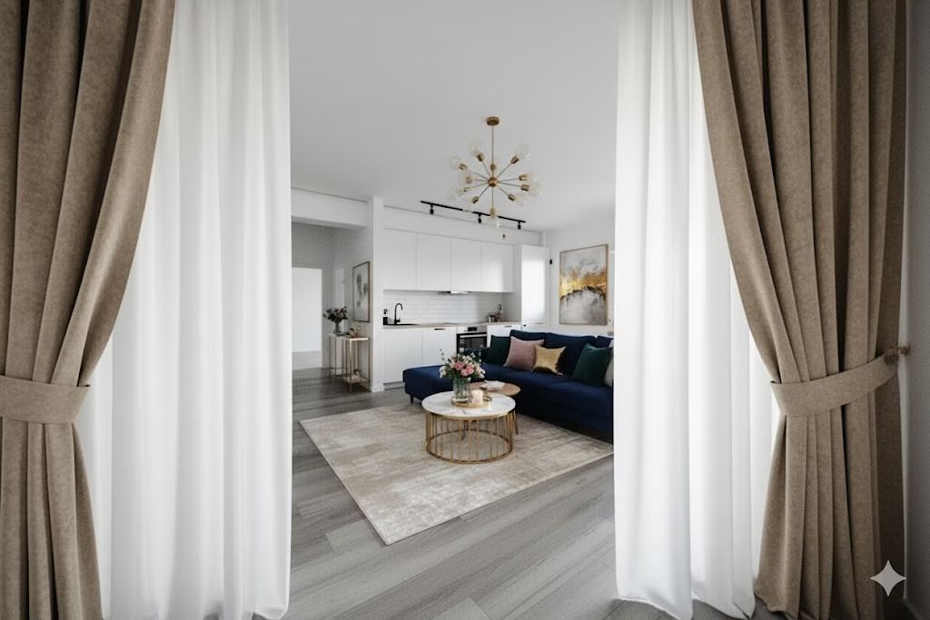 Apartamentul nr. 31 | 2 camere decomandat | Etaj 3 | Terasă 8,60 mp | - Poză 2