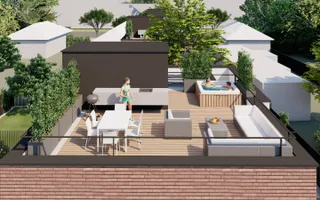 Casa individuala - 149 mp util - terasa rooftop cu jacuzzi de 32 mp - Poză 23