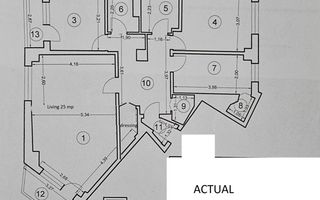 4 camere | 1 Mai | Turda | Mihalache | bloc 1981 - Schiță 28