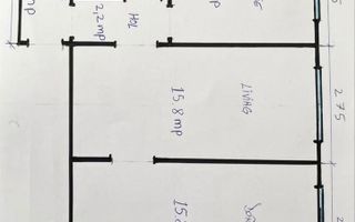 Apartament 2 camere, 50 mp – strada Cerna, etaj 3/4 - Poză 7