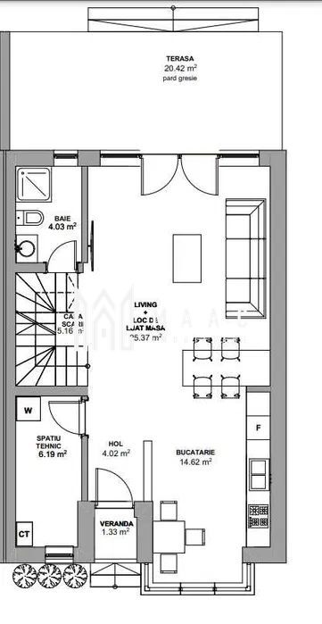 Comision 0 | Casa tip duplex | 4 Camere | Cristian - Poză 4