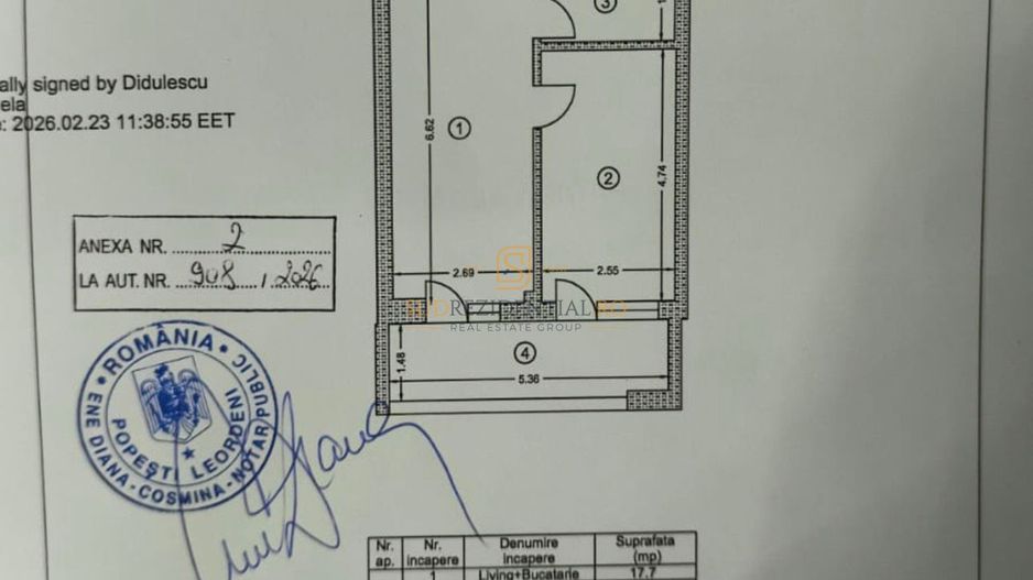Apartament modern cu 2 camere tip studio, piscină și acces metrou - Schiță 7