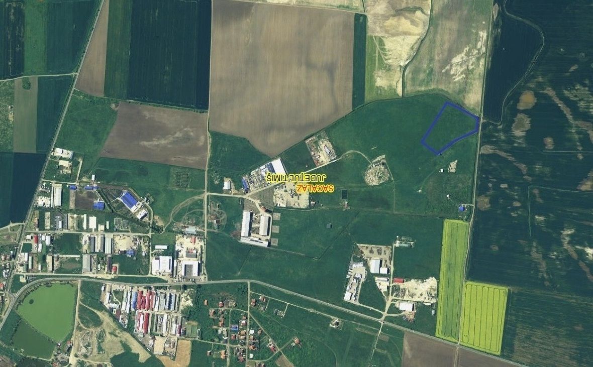Sacalaz Timiș de vânzare Teren intravilan industrial PUZ, 26606 mp - Poză 1