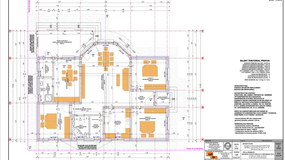 Teren intravilan, fundatie proiect casa, gard si utilitati-Zona Cheriu - Poză 13