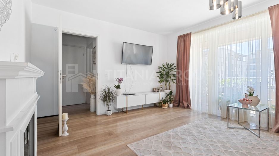 Apartament cochet mobilat-utilat, 3 camere, parcare, boxa, Kasper Coresi - Poză 3