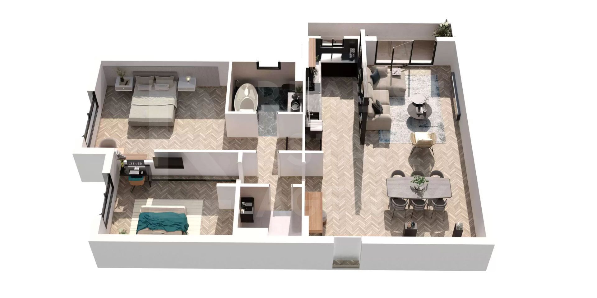 Vânzare, apartament, 3 camere, Brașov - Poză 4