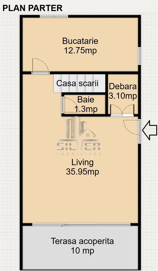 Casa moderna de tip Duplex cu Panorama asupra Clujului in cartier Iris - Poză 6