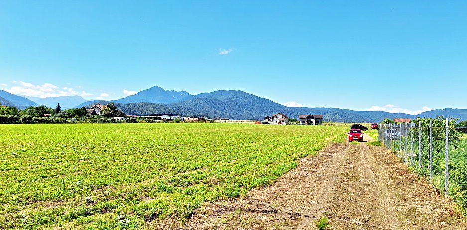 Sacele, teren intravilan 1386 mp, parau, priveliste superba, 45 euro/mp - Poză 9