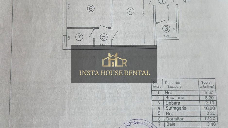 * 2 CAMERE MALL PLAZA - METROU 300M - PARC DRUMUL TABEREI * COMISION0% - Schiță 15