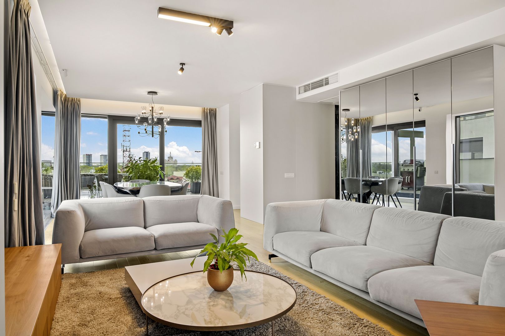 Penthouse Duplex | One Herastrau Plaza | Terase spectaculoase - Poză 3