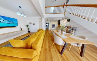 Penthouse de vanzare in Sibiu, pe 2 niveluri, mobilat si utilat modern - Poză 2