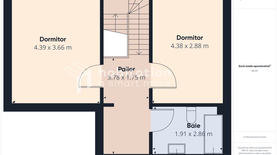 Apartament stil duplex,  cu scara interioară, zona Mircea cel Bătrân - Poză 20