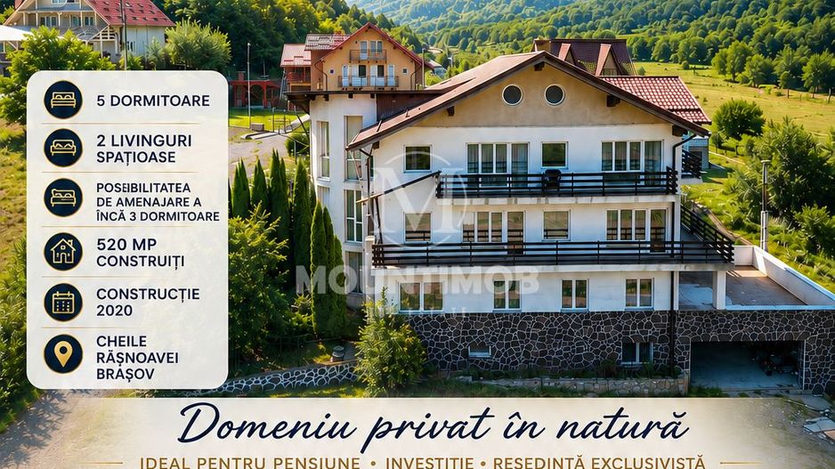 Domeniu Privat in natura, 13 camere, Cheile Rasnoavei - Poză 1
