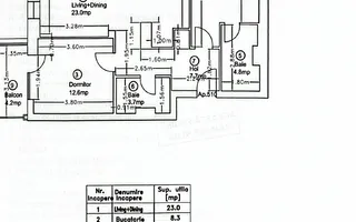 3 camere I et3 I 2 bai I First Estates I 74 utili - Schiță 16