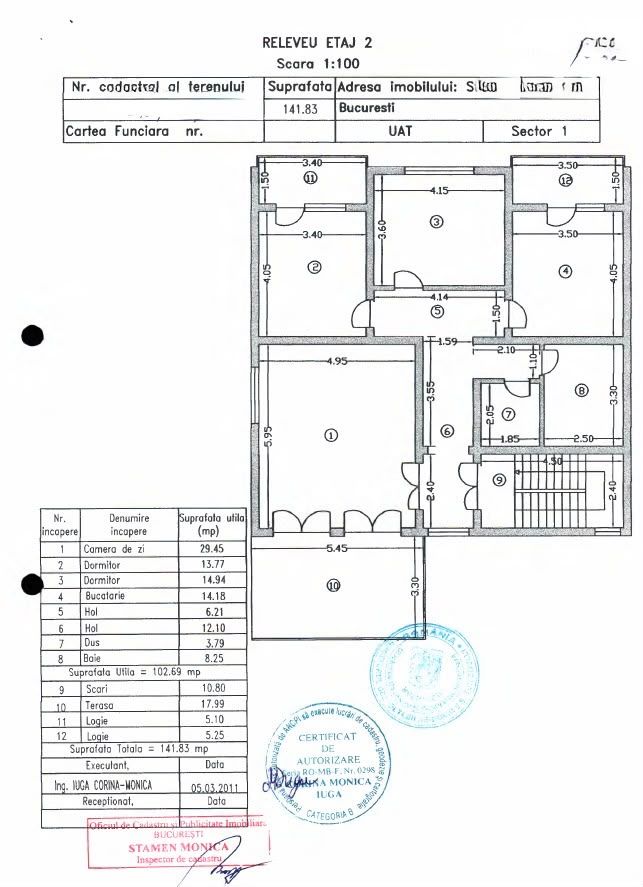 Casa de vanzare 483mp suprafata totala si teren 494mp, Sector 1 - Schiță 40