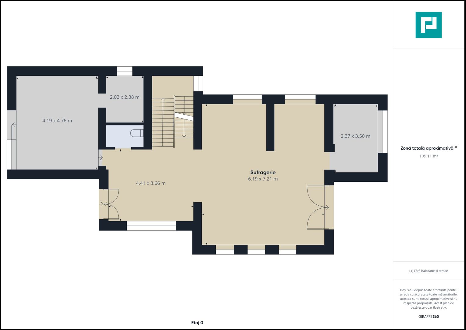 Vilă modernă pe 3 niveluri la gri în Poltura - Poză 29