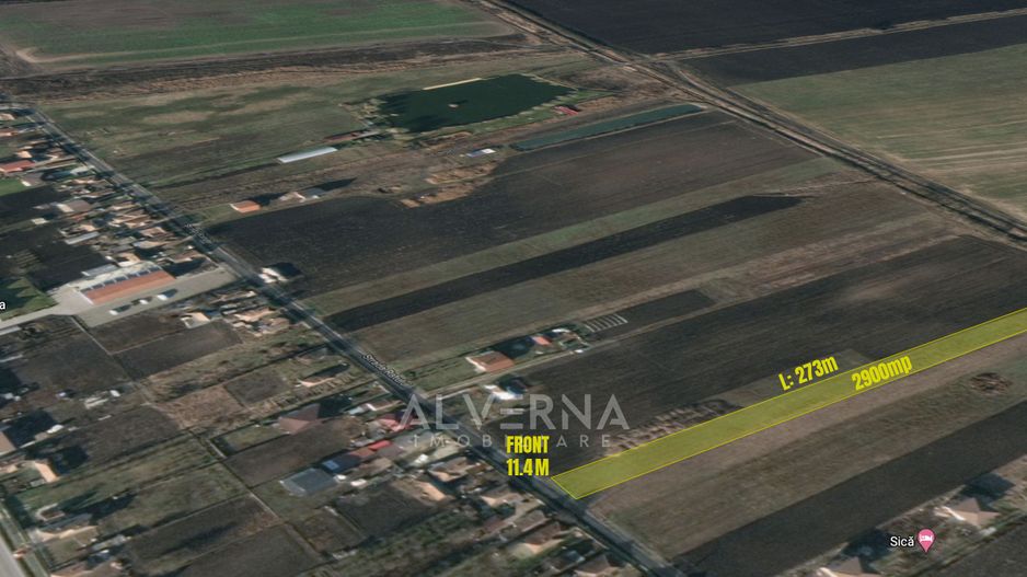 Teren intravilan - cadastrat - 2900mp - front 11.4m - Jucu de Mijloc - Poză 3
