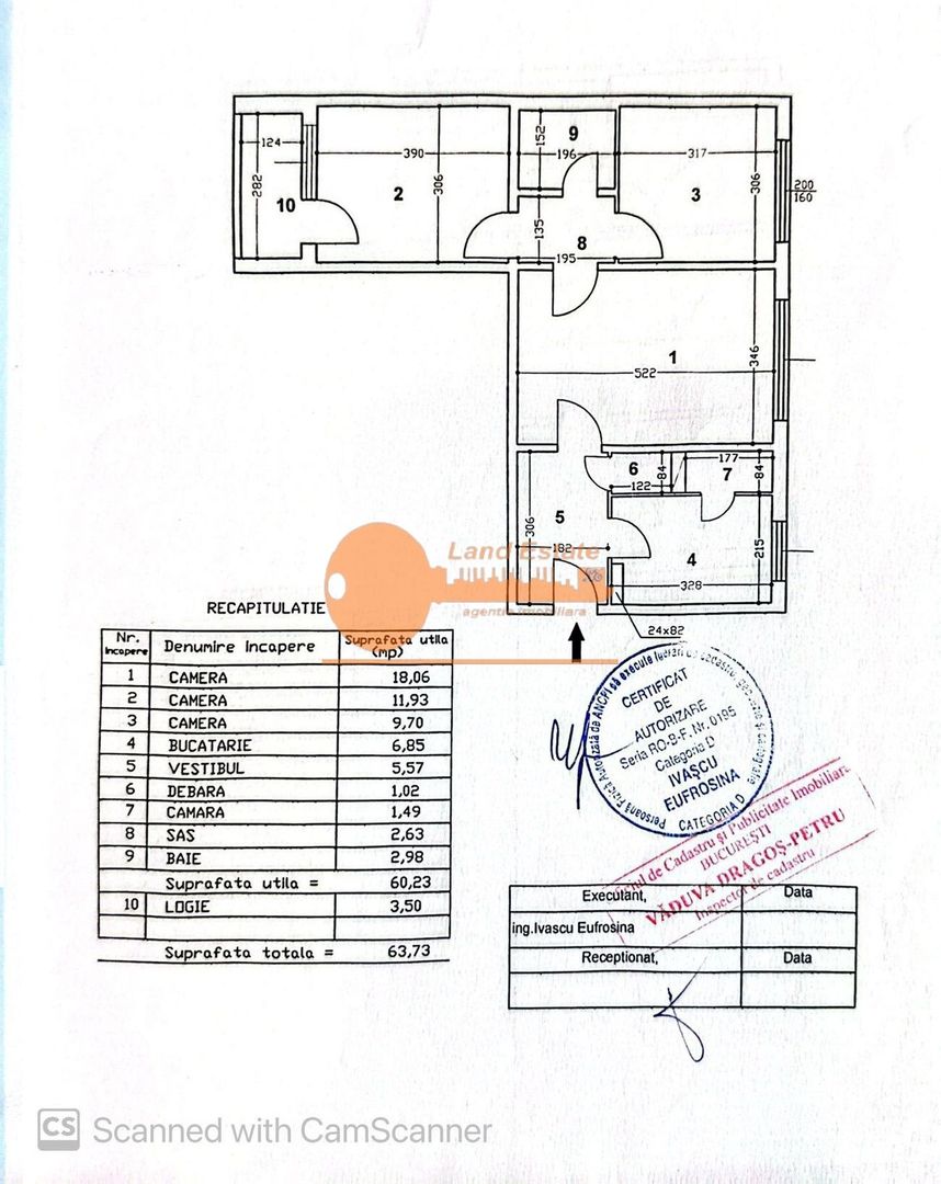 3 camere Rahova - Schiță 10