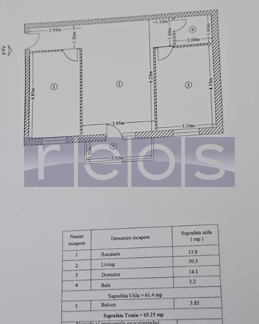 DE VANZARE 2 CAMERE  PRELUNGIREA GHENCEA-ZONA CARTIER LATIN - Schiță 10