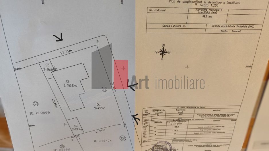 Casa/Teren de vanzare zona Bucurestii Noi - Poză 9