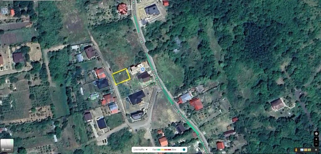 Teren construibil 350 mp in Copou, zona Viticultori, Iasi – 66.500 EUR - Poză 1