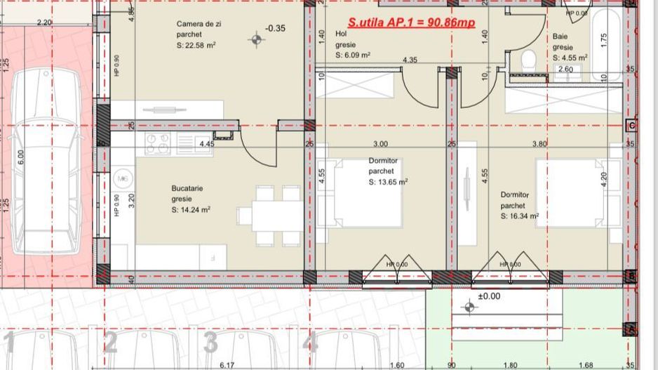 Giroc-Neptun | 3 Camere | Curte proprie | Decomandat | Lift | Disponibil imediat - Poză 13