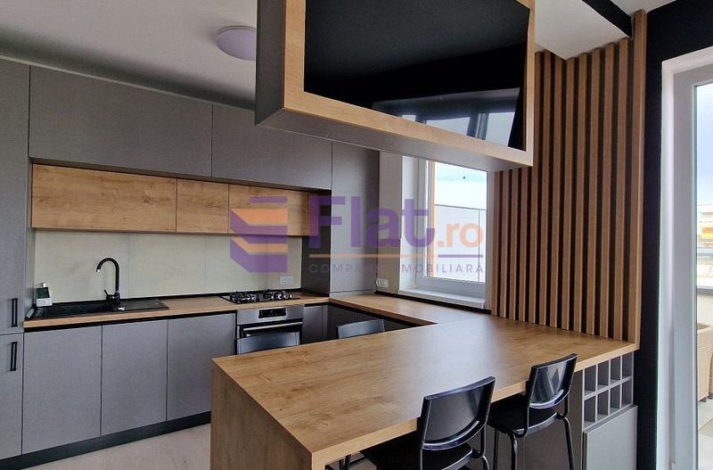 Penthouse de închiriat | 2 camere | Coresi – Tractorul | Terasă 50 mp - Poză 3