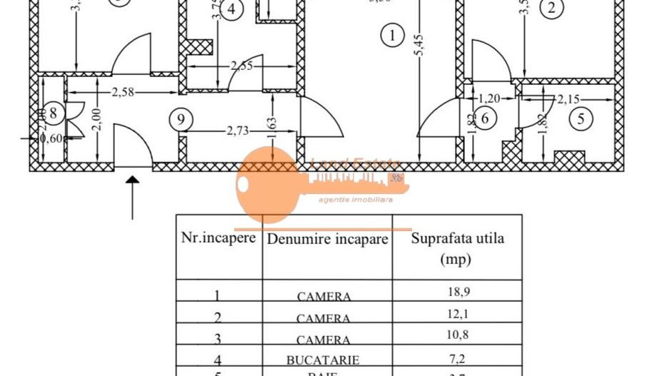3 camere Colentina - Parc Plumbuita - Schiță 20