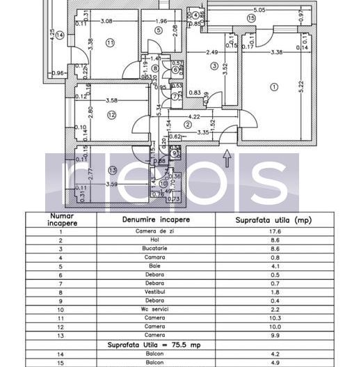 VANZARE 4 CAMERE -DECOMANDAT-Metrou Brancoveanu- Orasel Copiiilor - Poză 13