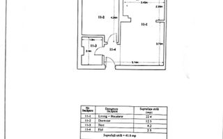 Apartament 2 camere Mobilat Totul Nou Theodor Pallady - Schiță 12
