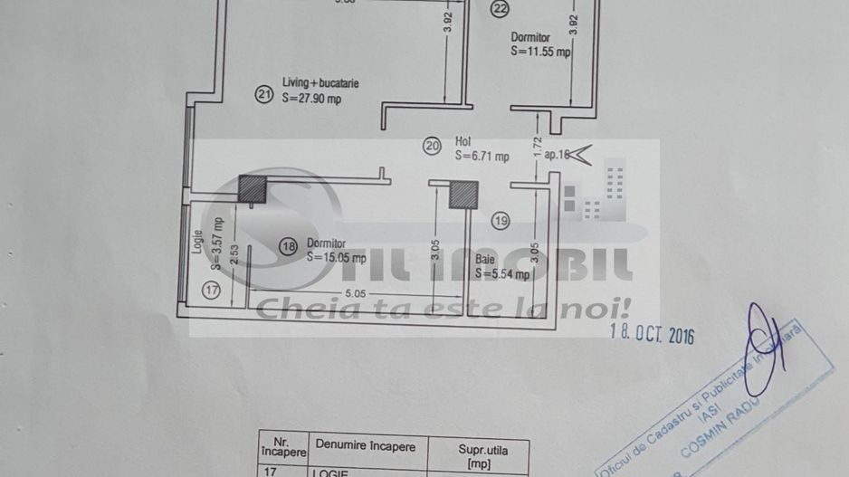 Apartament 3 camere, decomandat, mobilat-zona Ciric 180000 euro - Poză 14