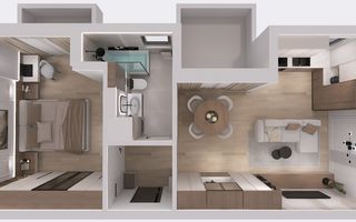 Apartament 2 camere | Open space | 42 mp | Bloc Nou 2026 | Cetate - Poză 4