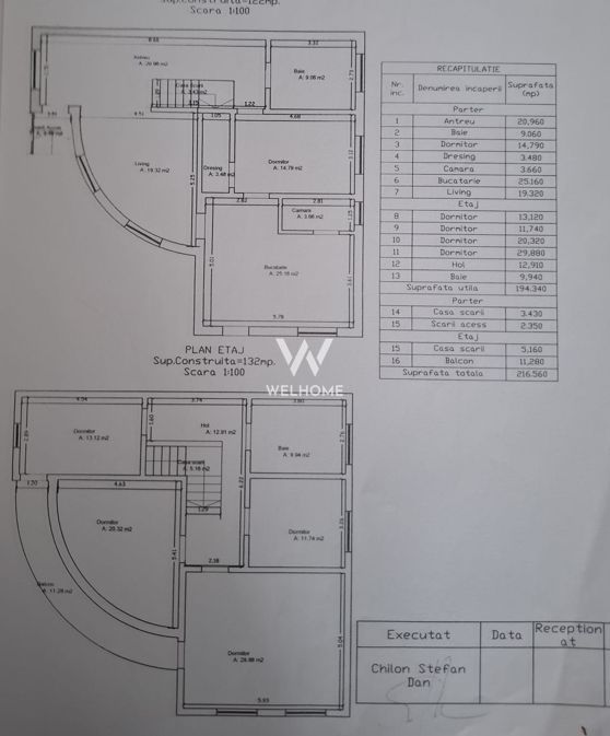 Casa solara si spatioasa, curte 700 mp - Cisnadie - Sibiu - Schiță 9