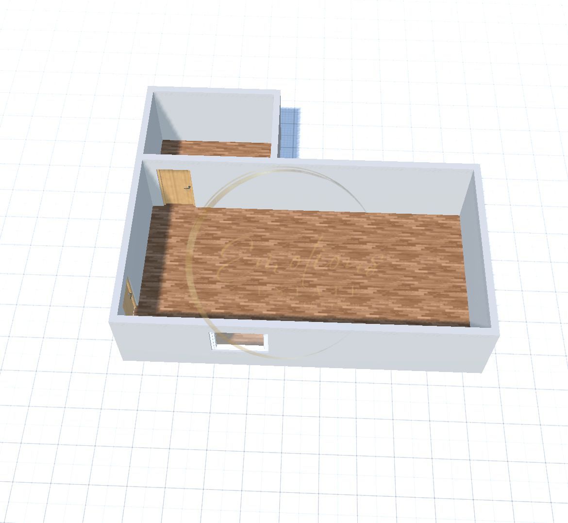 Apartament cu 1 camera la vila ( bucatarie comuna ) | UTILITATI INCLUSE - Schiță 8