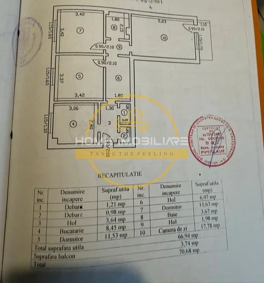 🏡 Apartament 3 camere decomandat – zona Mircea cel Bătrân 📍 - Poză 8