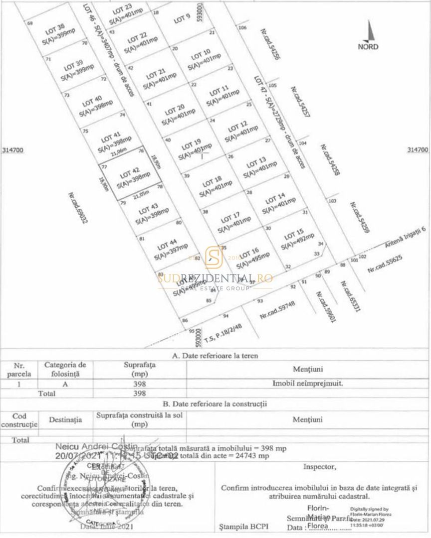Teren intravilan 398 mp, aproape de metrou Tudor Arghezi-Com. Berceni - Poză 4