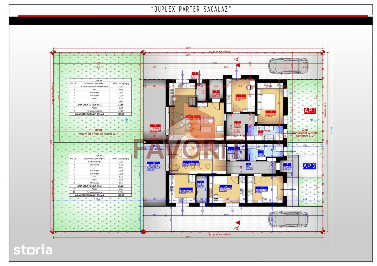 Casa in Sacalaz | 3 camere | Terasa acoperita | Toate utilitatile | - Poză 11