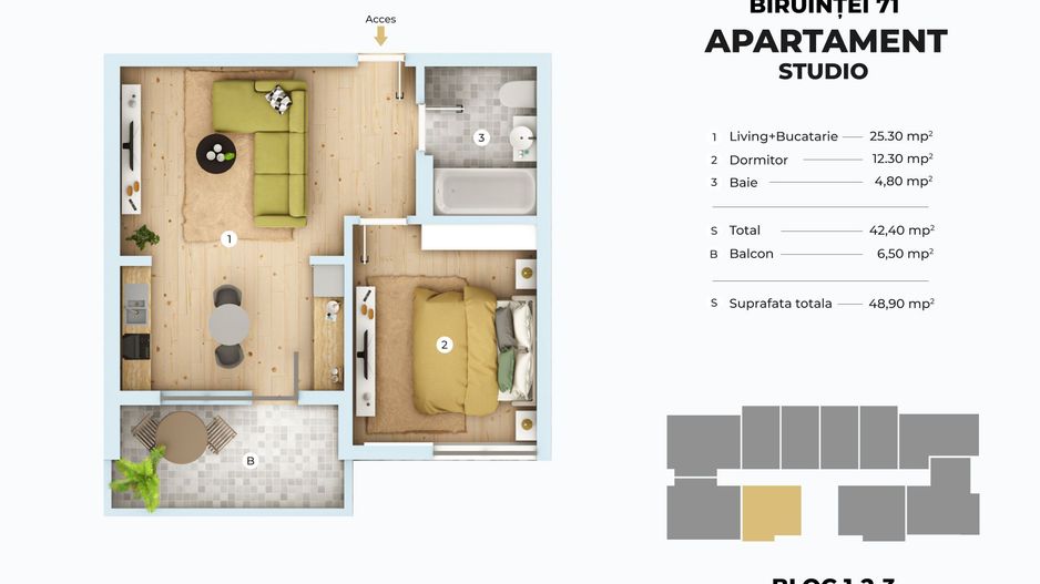Apartament total decomandat,etaj 1,finisaje premium,aproape metrou - Poză 1