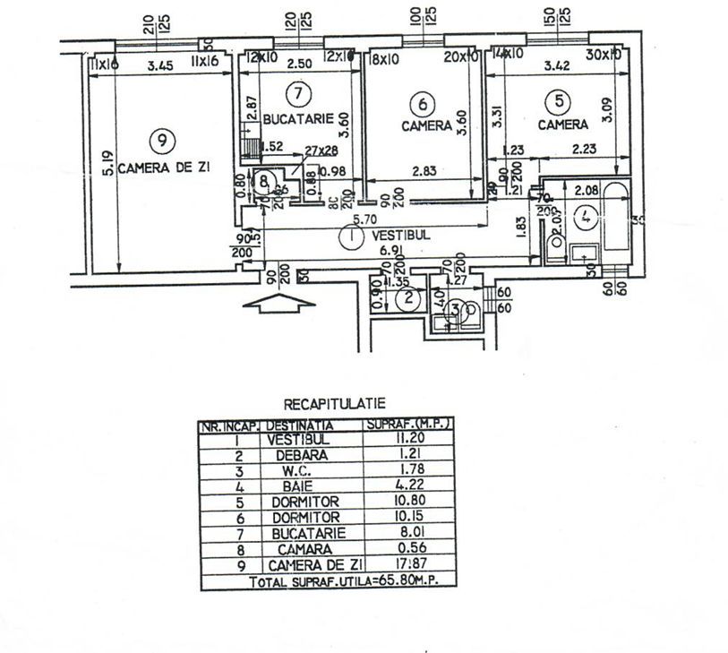 3 camere || TEI - Schiță 13