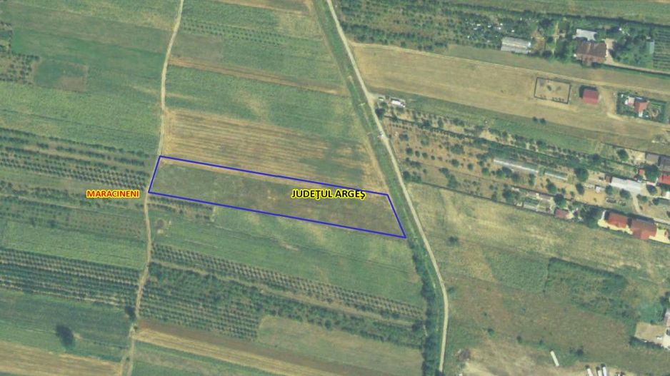 Teren intravilan 7.545 mp în ideal rezidențial sau hale - Poză 2