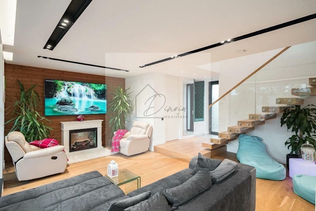 Vila pasiva (verde) de lux 4 camere Complex Amber Gardens Tunari - Poză 3