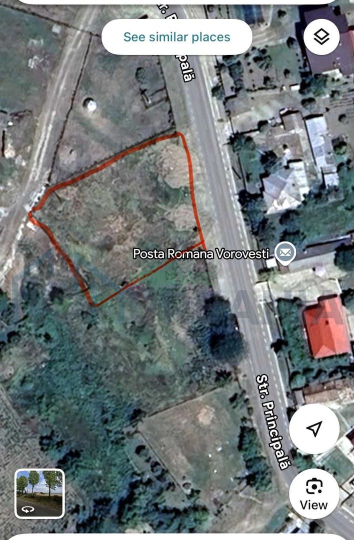 Teren în Vorovesti, cu autorizație de construire duplex și toate utilitățile - Poză 2