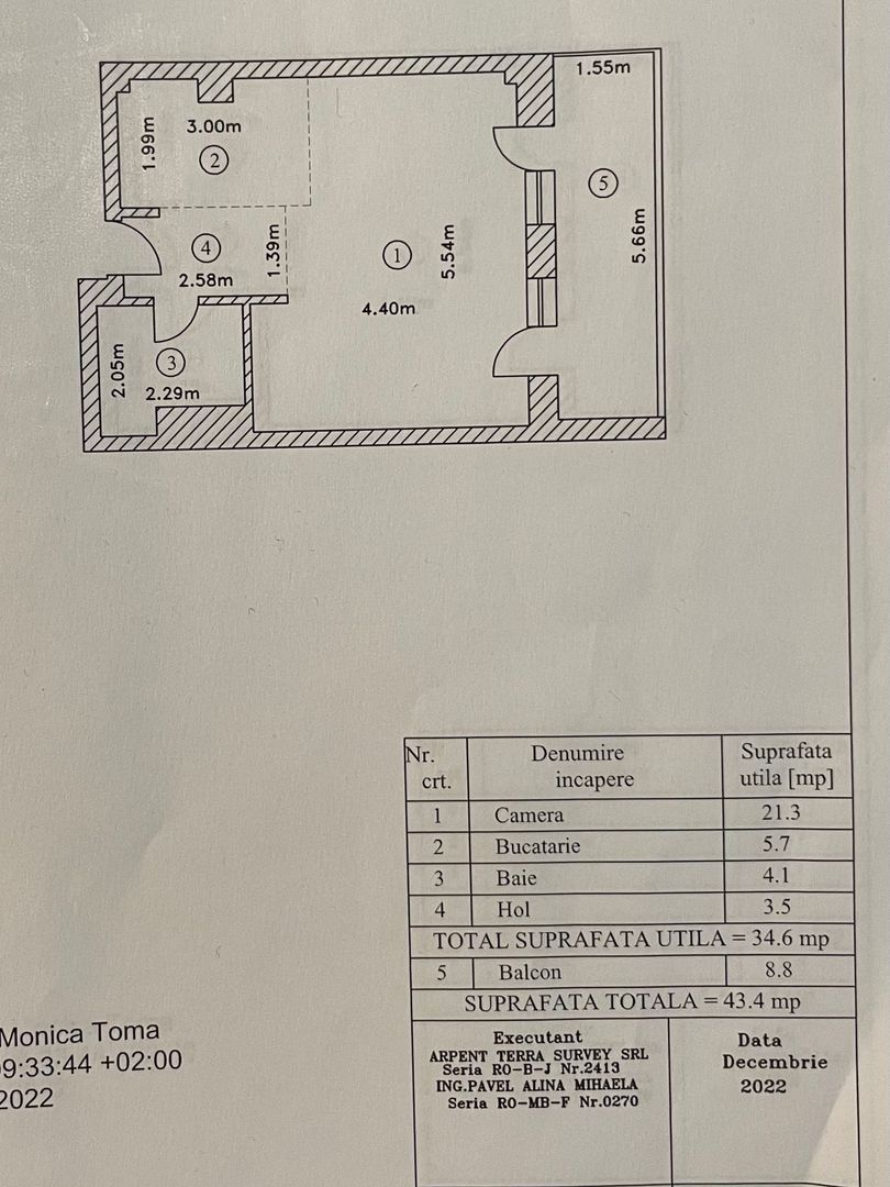 Garsoniera OBOR Bloc NOU - Poză 8
