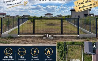 🏡 Teren intravilan | 300 mp - Comuna Berceni - Utilități în zonă - Poză 3