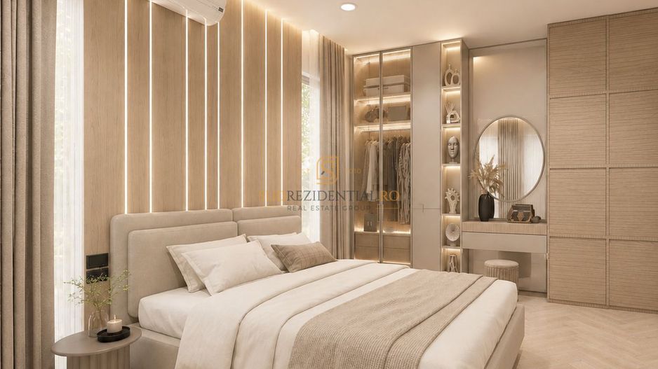 Vila individuala, 4 camere + dressing, finisaje de top, loc de parcare - Poză 12